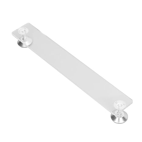 Syrisora 13 Inch Artist Leaning Bridge Adjustable Clear Acrylic Wrist Rest Transparent Drawing Bridge Tool Art Drawing Supplies
