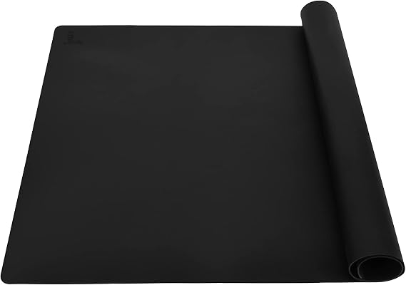 Thick Silicone Counter Mat Large 23.4"by15.6", Heat Resistant Mat