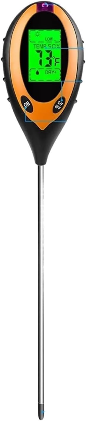 PH Soil Tester, Soil Meter Moisture Tester Plant Soil Tester Kit With PH, Light And Moisture Acidity Tester For Flowers(4 IN 1)