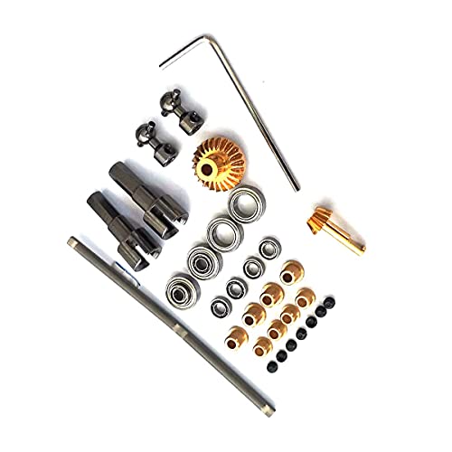 DEVMO RC Model Metal Front Axle Part Compatible with W-P-L 116 B14 B24 B16 B36 Accessory