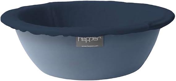 Hepper Cat Nest - Washable Cat Bed with Fleece Liner - Blue/Blue