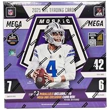 2025 Panini Mosaic Football Hobby Mega Trading Card Box (10 Exclusive Camo Red Mosaics Per Box)