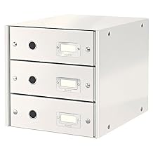 Leitz Click & Store 3 Draw Unit (White) - ref 60480001