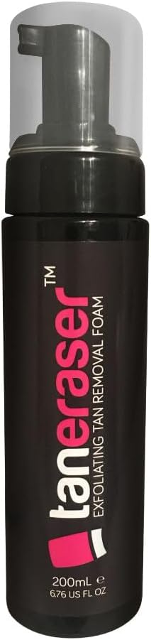Tan Eraser Fake Tan Remover Foam | 200mL Exfoliator Mousse Easily Removes Any Spray or Self Tanning Products