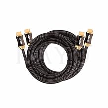 4K HDMI Cable -KAYO High Speed HDMI 2.0 Cable 18Gbps[Supports 4K HDR,UHD,3D,2160P,1080P,Ethernet]-Premium Nylon Braided HDMI Cord-Audio Return(ARC),Xbox 360,PS4/PS3 (6FT -2PK)