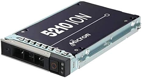 Micron 5210 ION 1.92TB Enterprise Solid State Drive Bundle with 2.5 inch Drive Tray Compatible with Dell PowerEdge R640, R740, R740XD, R440, and T640 Servers