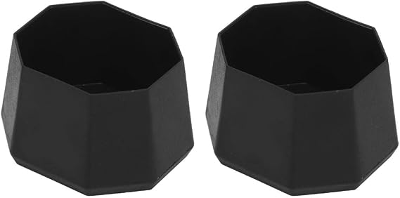 2Pcs Tennis Racket Butt Cap ABS End Cover for Racquetball Racket, 16mm Thick Core Handle Fit, Non-Slip Grip Repair Accessory