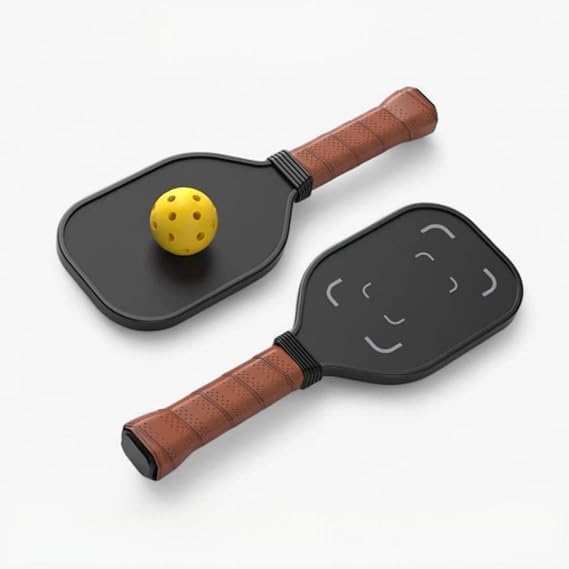 IPaddle Pro Carbon Fiber Pickleball Paddle, T700 Raw Carbon Fiber Surface, 16MM Polypropylene Core, Extended Handle, TPU Edge Guard