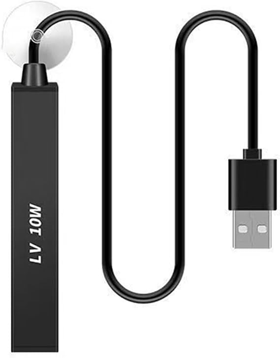 Aquarium Heater, 5W 10W Small Aquarium Heating Rod With Thermostat, for mini USB Fish Tank Heater Thermostat Aquarium Turtle Heater(10W)