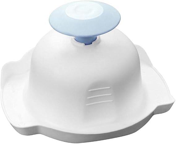 Food Safety Holder for Mandolin Slicer or Grater,Food Slicer Cutter Finger Guard for Mandoline Slicer Grater Cutting, Finger Anti-Cut Protectors for Vegetable Graters, Peelers and Slicers (Blue)