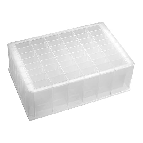 Axygen P-5ML-48-C Deep Well 48-Well x 5mL Assay Storage Microplate With Rectangular Pyramid Bottom Wells, Clear PP (25/Case)