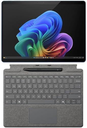 Microsoft Surface Pro Copilot+ PC Touchscreen 13" LCD Snapdragon X Plus Processor 16GB RAM 512GB SSD (11th Edition) Dune + Pro Keyboard for Pro (11th Edition) (Keyboard with Pen, Platinum)