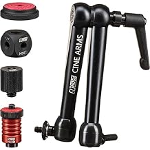 Noga Cine Pro Set, Includes Cine Arm DG Hold-It Arm, 1/4"-20 Male to 1/4"-20 Female Quick Release Adapter, Xchange Cube Adapter