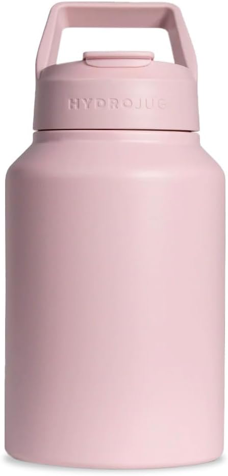 HydroJug Sport Jug 64oz Insulated Half Gallon Water Bottle, Pink Sand