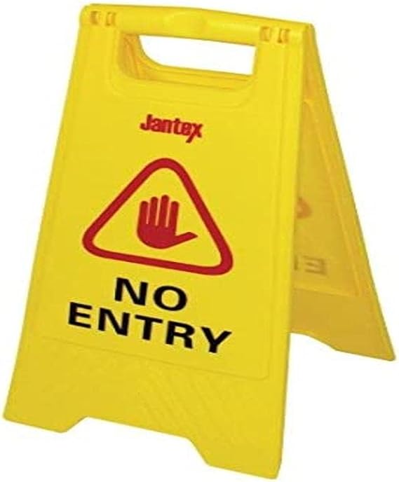 Jantex Wet Floor Sign 'No Entry'