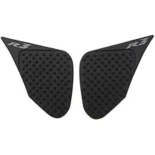 Arashi Anti Slip Gas Tank Pad Protector Stickers Knee Grip Traction Side Pads for Yamaha YZF R3 2015-2018 Motorcycle Accessories YZF-R3 Black 2016 2017