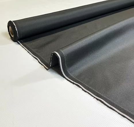 Fabric 60"W Black 1680D Ballistic Nylon Water Repellent Military DWR #AA18RK