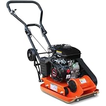 2.8HP 79CC Gas Plate Compactor, 2000LBS Force & 5900 VPM, 8 Compaction Depth, 243 in2 Plate Area - EPA & CARB Certified for Soil, Dirt, Gravel, Pavers, Driveway, Landscaping, Construction