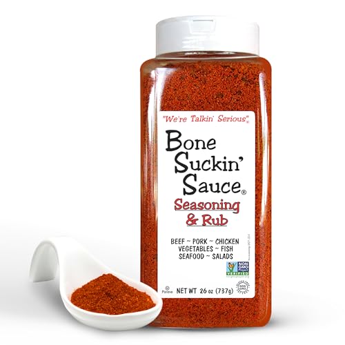Bone Suckin Sauce Bulk Seasoning & Rub - Brown Sugar, Garlic, Onion, Spices - Non-GMO, Gluten-Free, Fat-Free, Kosher, Pareve, No MSG 1 Pack, Original