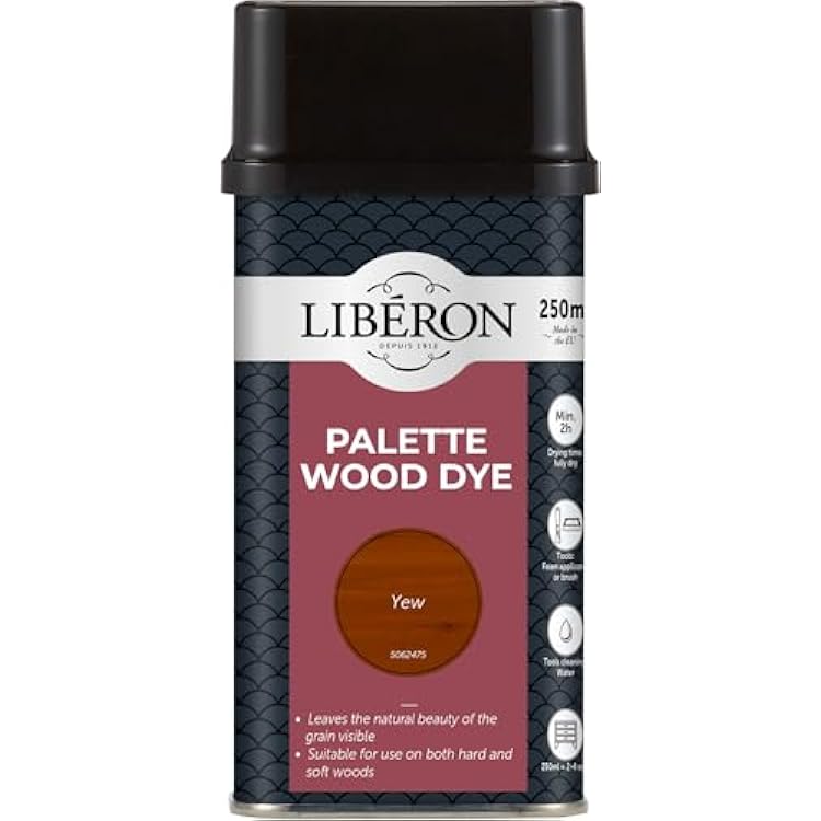 Liberon WDPY250 250ml Palette Wood Dye Yew [DIY & Tools]