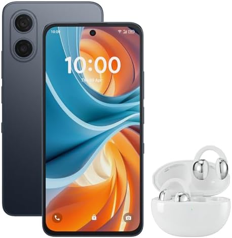 TCL NXTPAPER 70 Pro Phone Bundle with CrystalClip Open Ear Clip-On Earbuds