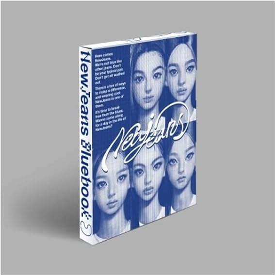 NewJeans New Jeans 1st EP Album Bluebook Version HANNI Cover CD+1p Mini Poster On Pack+68p Log Book+76p Pin-up Book+7ea Phoning Manual Book+1p ID Card+3ea Sticker Pack+5p Photocard+Tracking Sealed