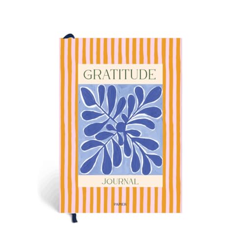 Papier Stay Grounded Gratitude Journal - Colorful Hardback | Daily Prompts, Activities & Monthly CheckIns | Undated Diary | For Affirmation, Reflection, Mindfulness & Meditation | Self Care Gift