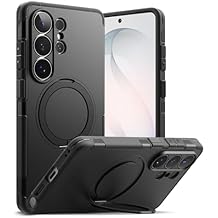 Ringke Alles for Samsung Galaxy S26 Ultra Case [Compatible with MagSafe] Shockproof Cover with 360 Rotating Kickstand, Powerful Magnet Precise Cutouts for Camera Lenses - Black