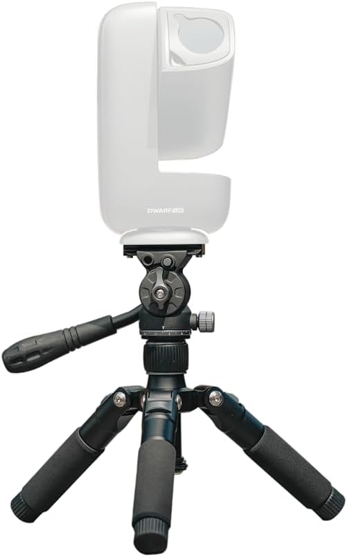 Dwarflab Folding Mini Tripod Compatible with DWARF 3 and DWARF mini, 1/4 inch Screw, Head Mount, EQ Mode Compatible