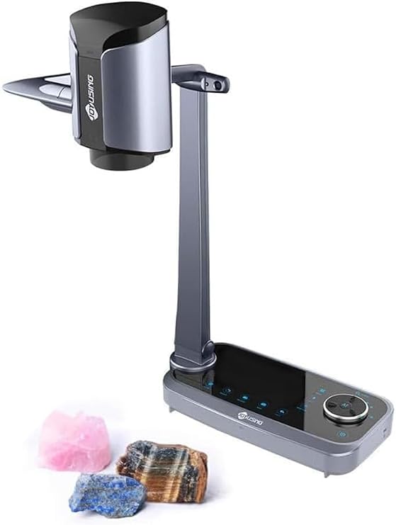JOYUSING V1X-4K 4K Ultra HD 13.0MP Document Camera, 12x Optical Zoom & 10x Digital Zoom Visualiser, Compatible with Windows, MAC