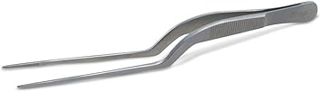 J.B. Prince U924 B Offset Fine Tip Tweezer 6.5 Inches