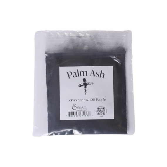 Pure Palm Ashes for Ash Wednesday and Lent Observances Palm Ash Refill for Pyxis Vessels Church Supplies Serves Approx 100 People