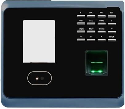 Time Clock, Time Clock,Face Recognition Time Attendance Machine, Fingerprint Reader Clock in Machine for Employees (Id Adms 1)