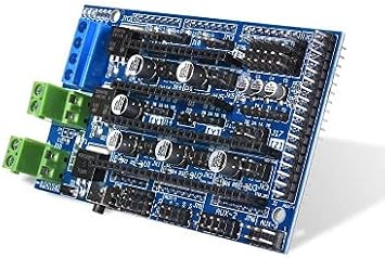 10pcs Ramps 1.5 Ramps 1.6 Expansion Control Panel with Heatsink Upgraded Ramps 1.5 for 3D Printer Board - (Color: Ramps 1.6)
