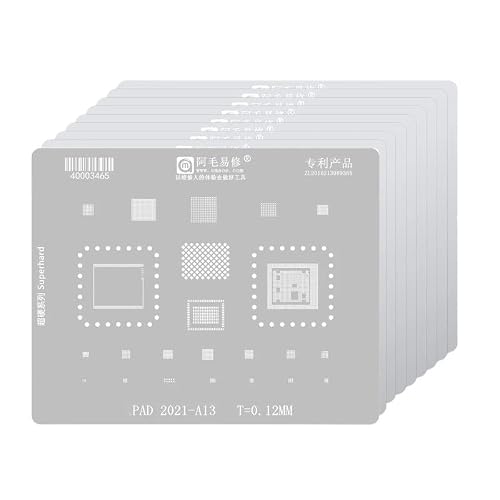 Amaoe Bga Reballing Stencil Template for Ipad Pro 202520252025 Air 2 3456 Mini1234 2025 A14 A9 A10X A12X M1 M2 New Reliable Electronic Component, Precision, Stable Performance