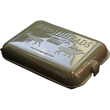MTM BHM Mechanical Broadhead Case, Store 6 Broadheads, Compact Size, USA Made, Army Green
