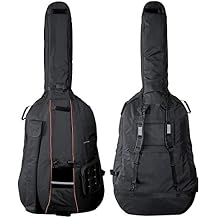 GEWA Double Bass Gig-Bag Premium 3/4-10 mm padding, bow pocket, backpack straps, sheet music pocket