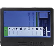 Paper White EReader, 7in Color TFT LCD 16:9 Screen HD 800x480 380MHz Black Protective Case Portable E Reader Electronic Book Reader Reader for EPUB PDF TXT (16GB)
