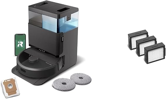 Roomba i7+ i7+ iRobot 2025 Roomba Plus 405 Combo Robot + AutoWash Charging Station 7 e5 Fits 4651374