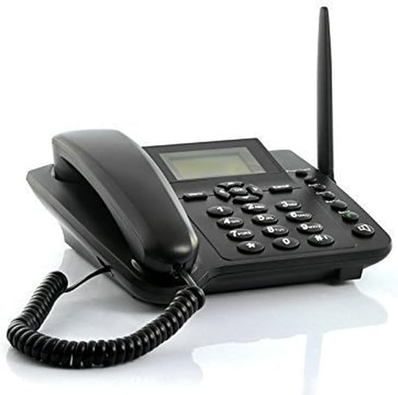 BW 2.4'' Wireless Quadband GSM Classic Desk Telephone Telephone handset for Business or Family (Especially for Older Folk) - Black