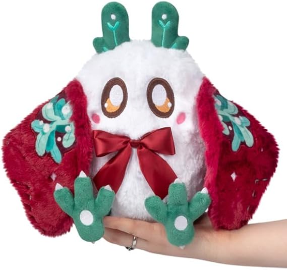 Squishable - Mini Mistletoe Baby Mothman - Mothman Collection - 9 in - Soft Toy Collectible Stuffed Animal - Wing Magnets