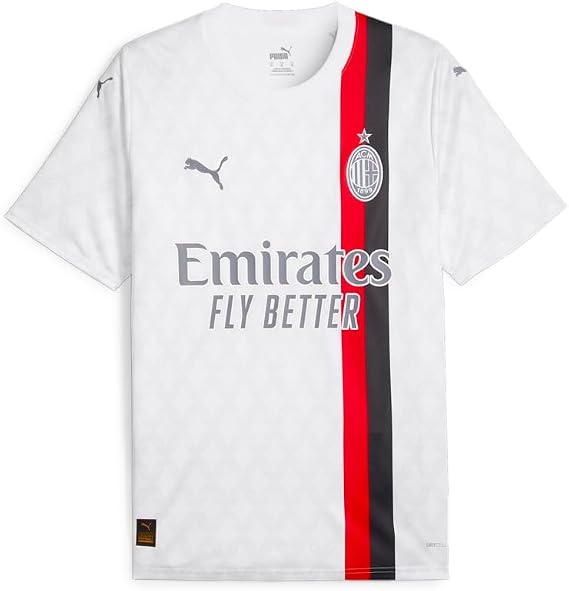 Puma Men's Soccer A.C. Milan 23/24 Away Jersey - Lightweight Breathable Fabric, Official Team Crest, Classic Design (as1, Alpha, m, Regular, Regular)