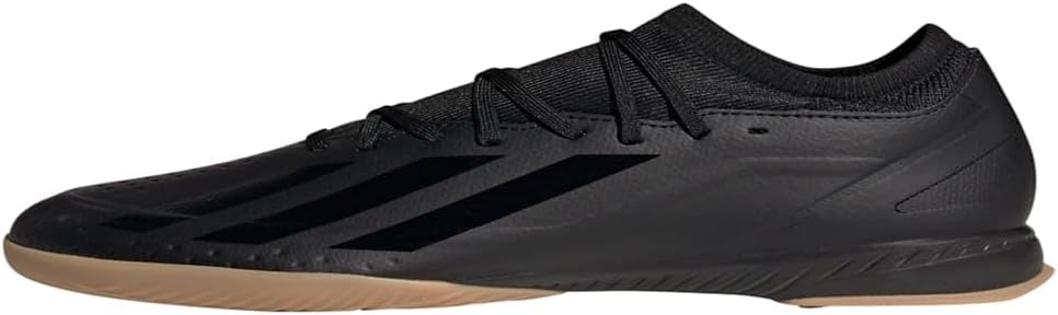 adidas unisex-adult X Crazyfast.3 Indoor Core Black/Core Black/Core Black 10