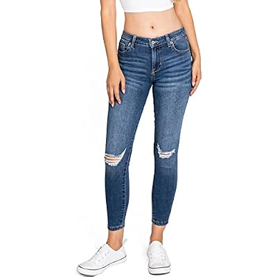 Celebrity Pink Womens Juniors Mid-Rise Renewable Sustainable Jeans