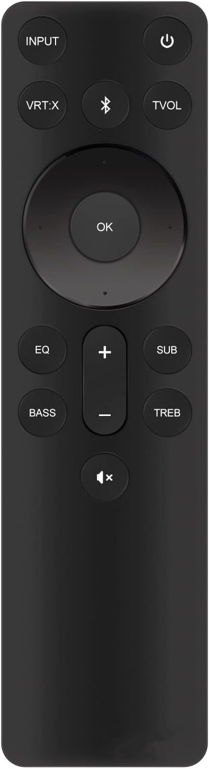 WINFLIKE New ND21-J Remote Control Replacement ND21-J Soundbar Remote Control Replace fit for VIZIO Sound Bar ND21-J V20-J8 V21d-J8 V21x-J8 M21d-H8 SB3621n-H8 SB2021n-J6 SB2020n-J6 Remote Controller