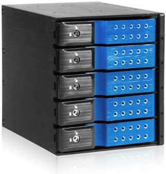iStarUSA Group 3x5.25 to 5x3.5 Trayless (BPN-DE350SS-BLUE)