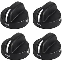 Seentech 8273103 Range Burner Knob (4-Pack) – Replaces 8273103, AP6012363, WP8273103, 8273107, 8273111, ER8273103, PS11745570, WP8273103VP. Compatible with Whirl-Pool Burner