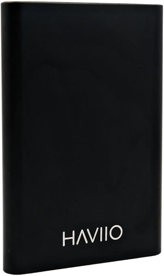 2.5" Portable External Hard Drive HDD USB 3.0 for PC, Mac, Laptop, PS4, Xbox One, Xbox Series X (750GB, Black)