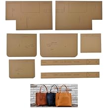 NW AAB-208 Handbag Shoulder Bag Acrylic Template Leather Pattern Acrylic Leather Pattern Leather Templates for Shoulder Bags (Large(11.8x16.1x3.9inch))