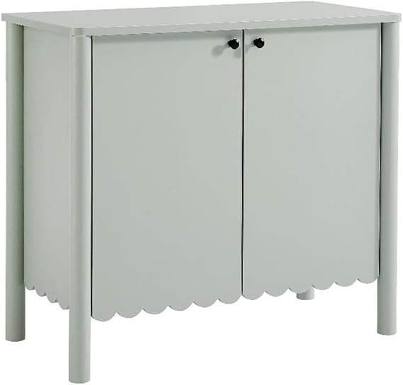 Modway Emmeline 2-Door Scalloped Sideboard in Sage